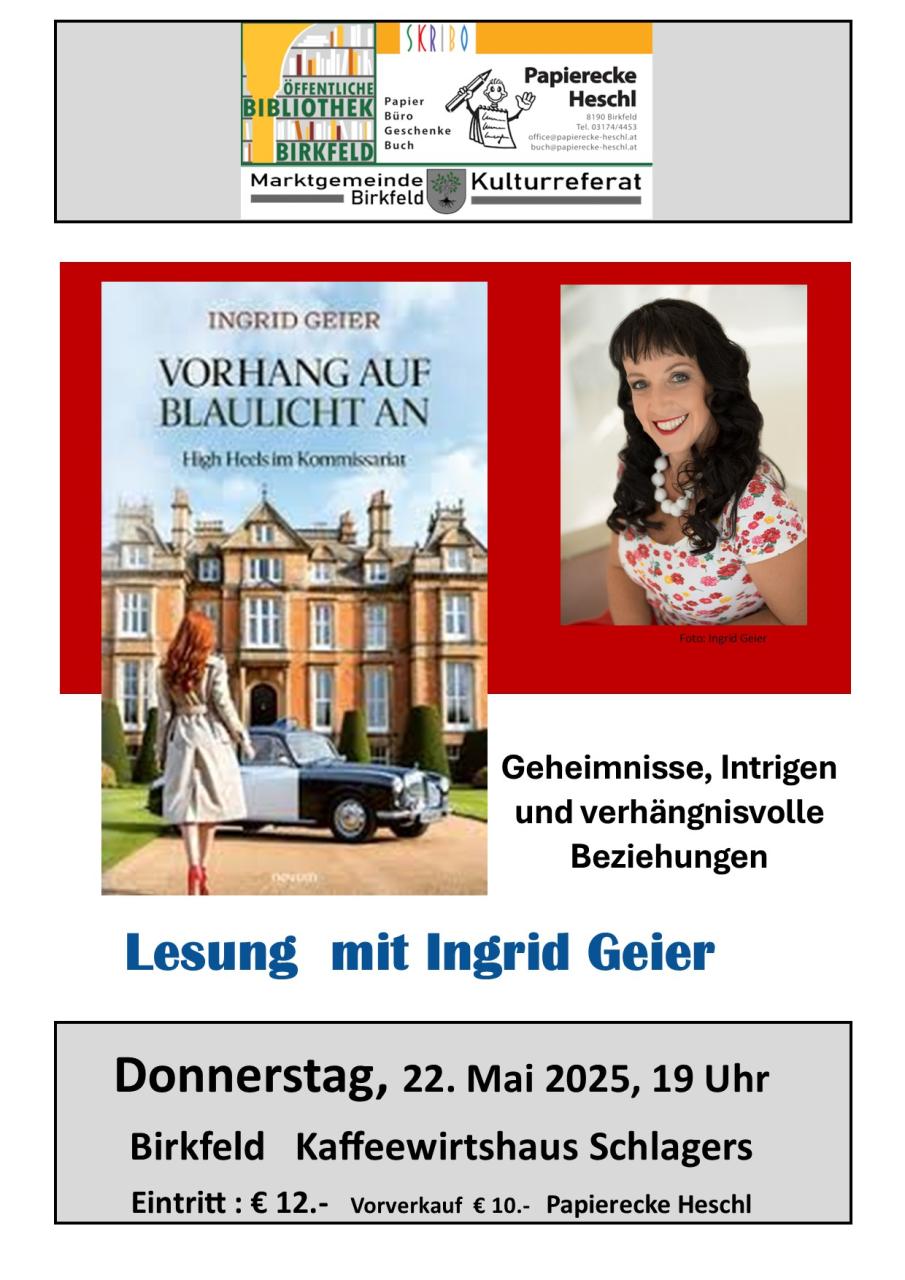 Hier ist eine Veranstaltungsankündigung  zu sehen.