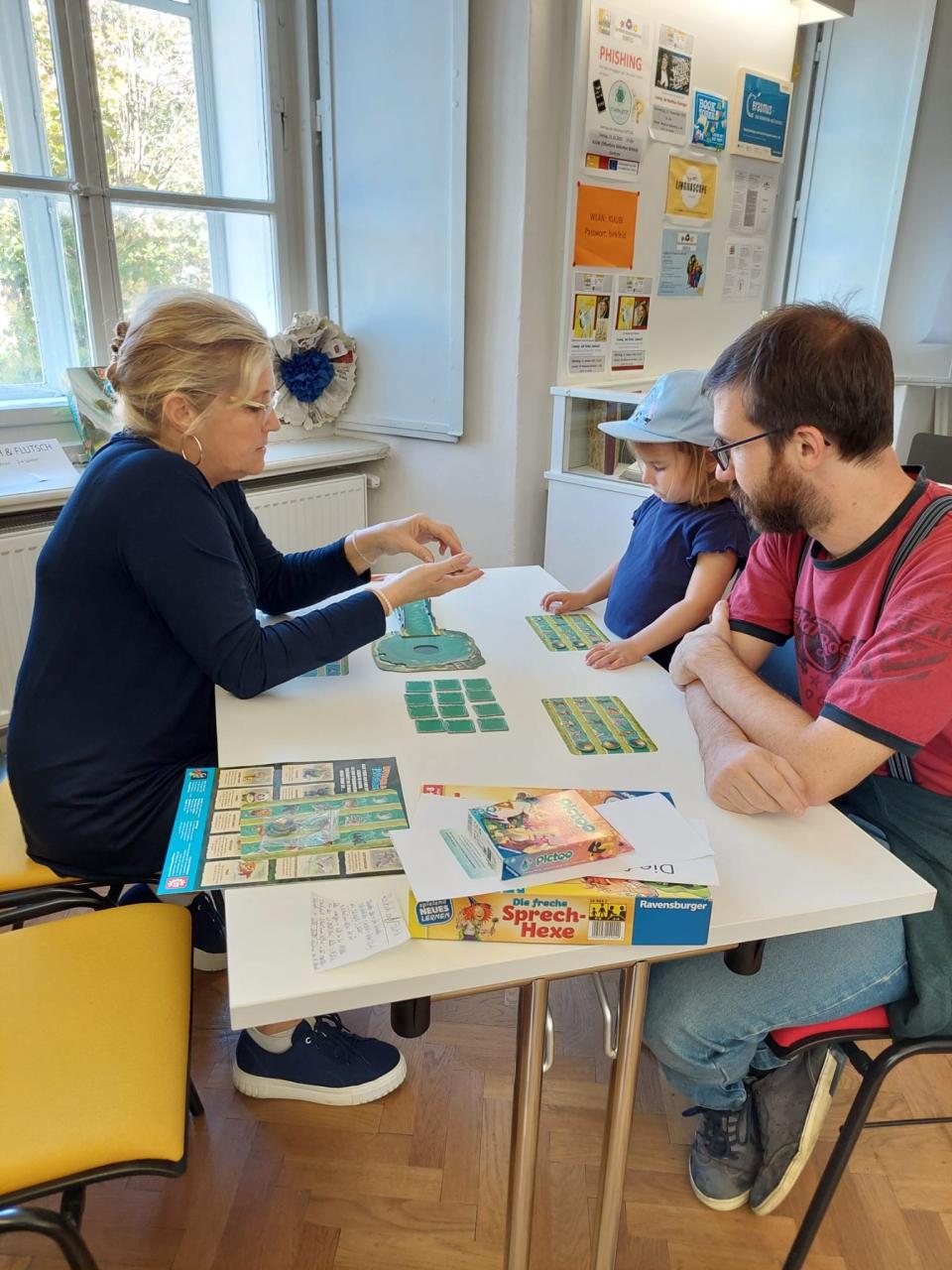 Hier ist ein Bild von einer Leseaktion.