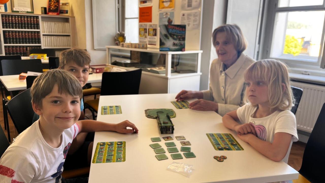 Hier ist ein Bild von einer Leseaktion.