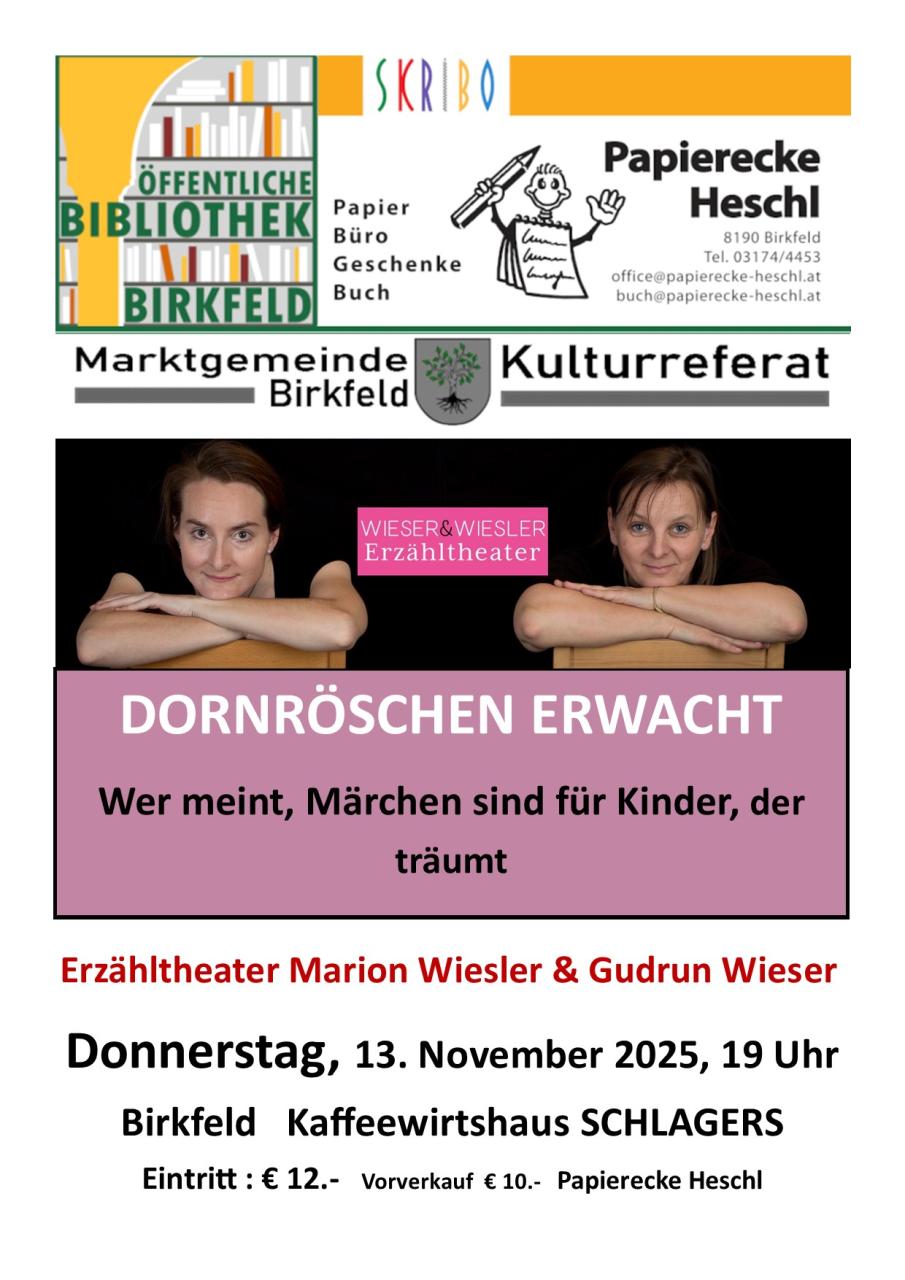 Hier ist eine Veranstaltungsankündigung  zu sehen.