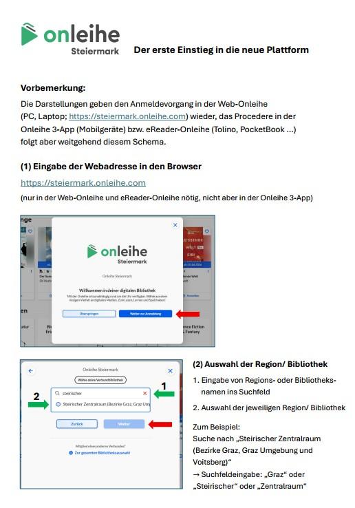 Das ist eine Information zur Onleihe