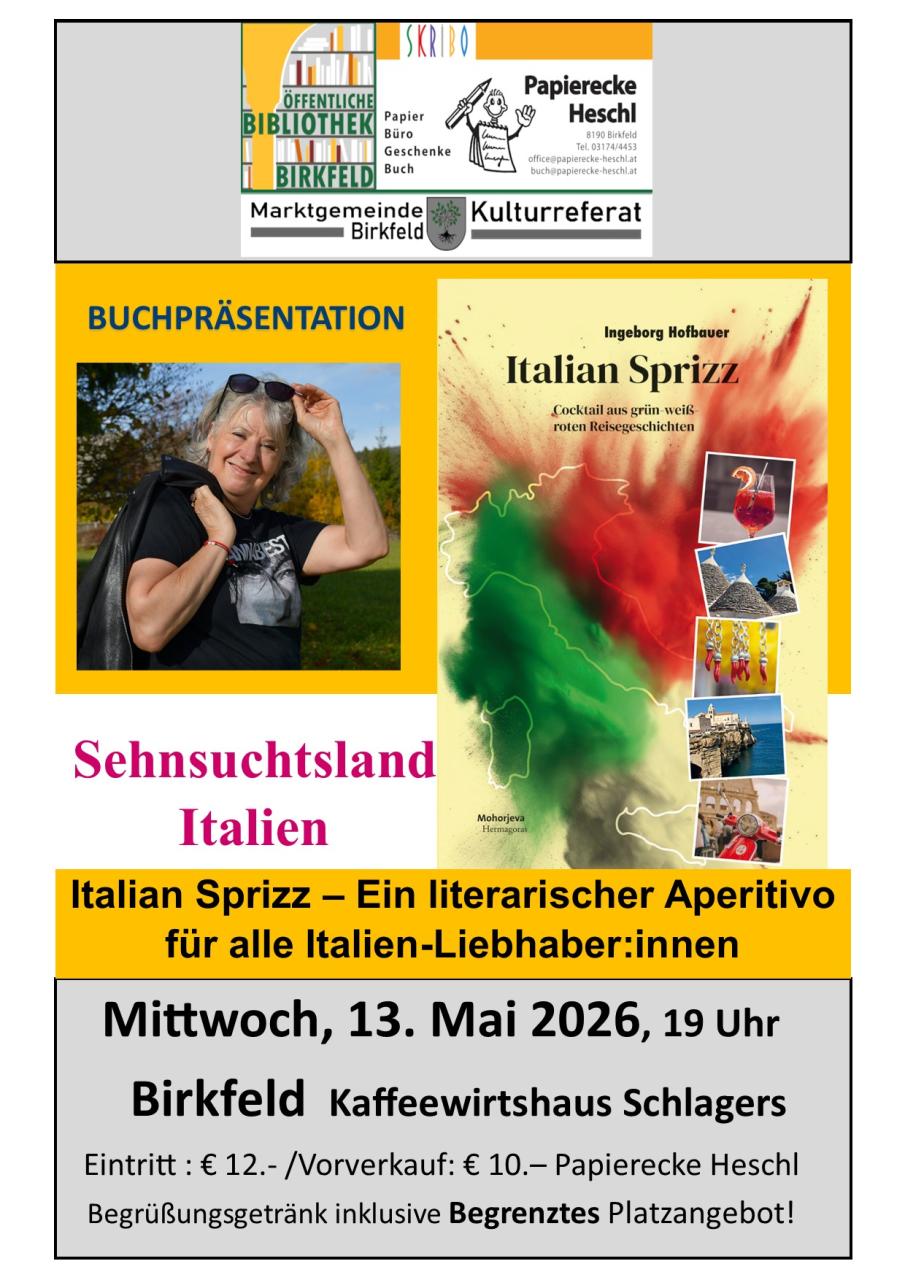 Hier ist eine Veranstaltungsankündigung zu sehen.