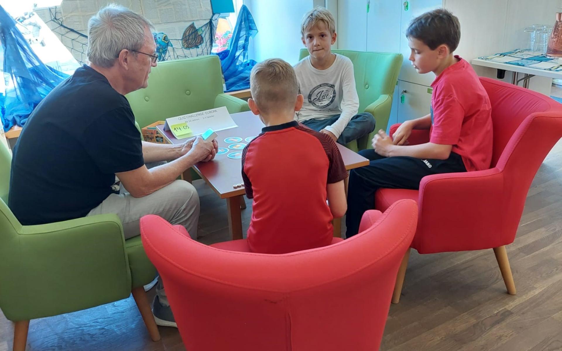 Hier ist ein Bild von einer Leseaktion.