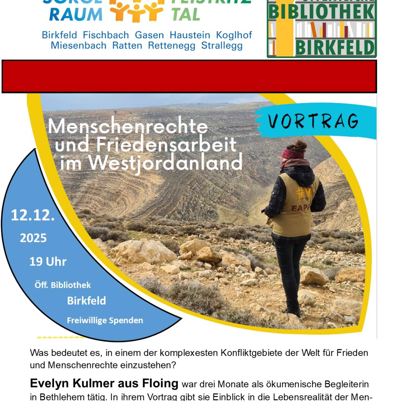 Hier ist eine Veranstaltungsankündigung  zu sehen.