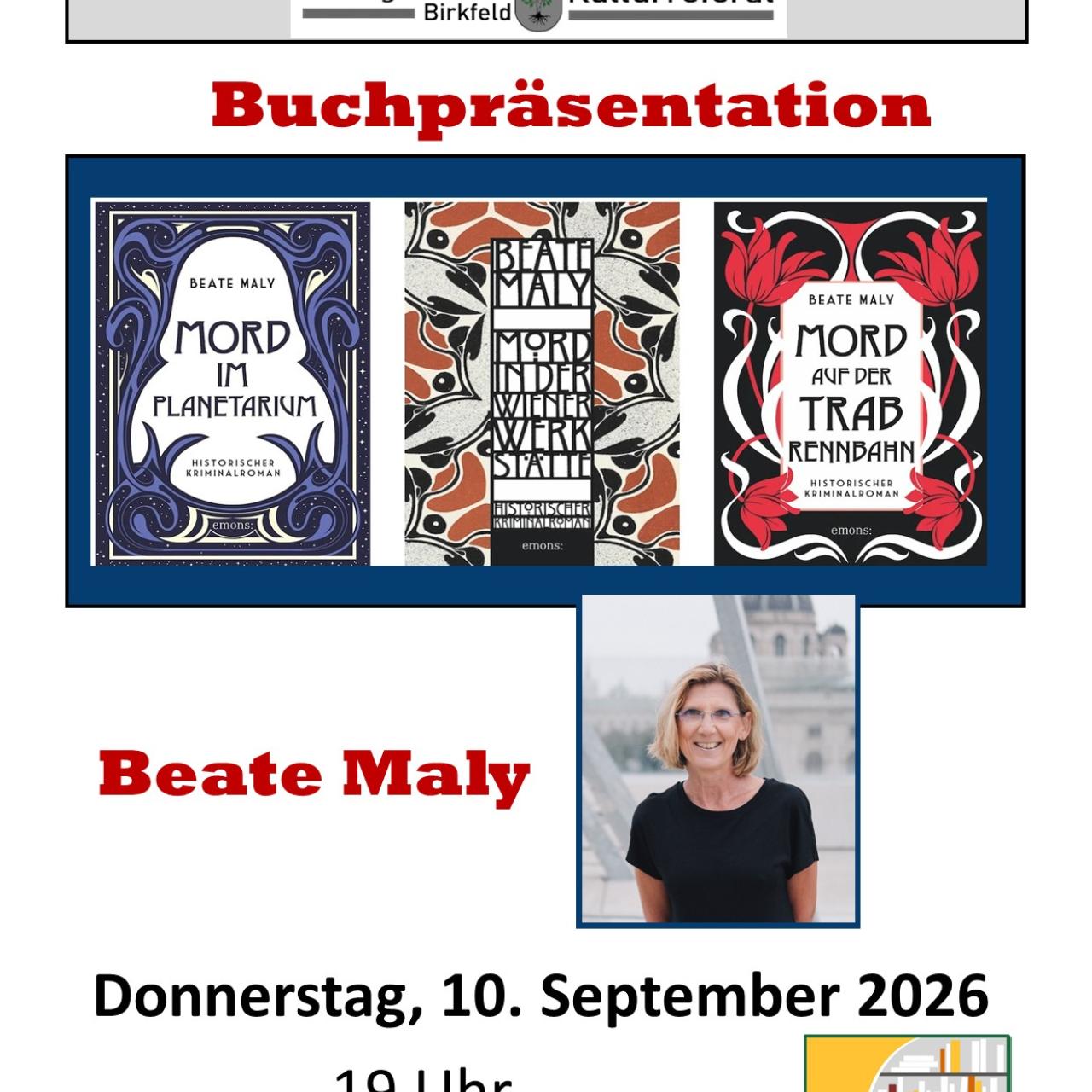 Hier ist eine Veranstaltungsankündigung zu sehen.